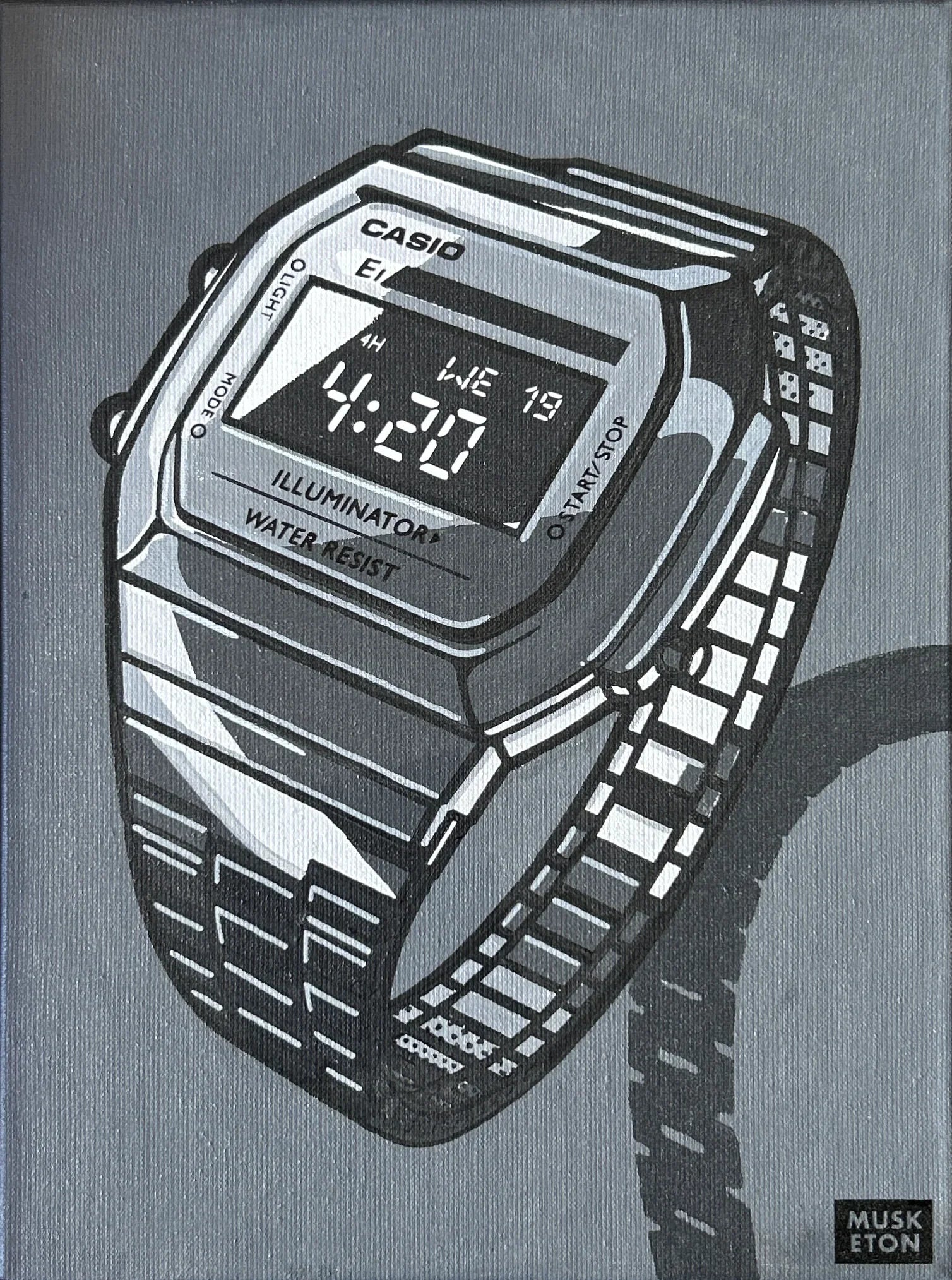 CASIO handpainted